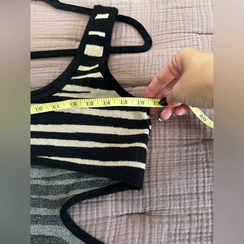 Runaway The Label Black Tan Zebra Cutout Bodycon Maxi Dress L - Picture 6 of 9